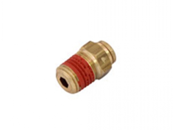 9576810 CONEXãO MACHO RETA 1/4 x 1/4 ENGATE LATãO